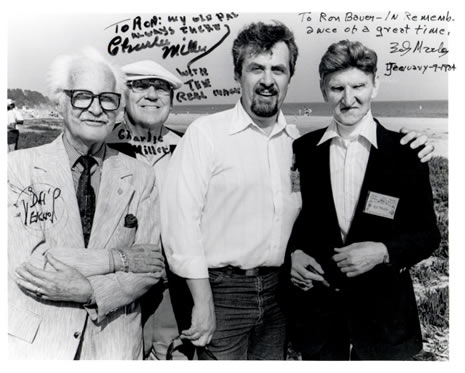 Vernon, Miller, Bauer, and Marlo in Santa Barbara, June 1983