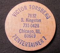 Promotional Wooden Nickel